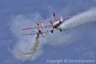 Team Guinot wing walkers