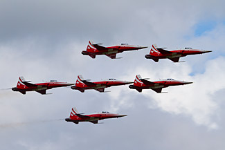 Patrouille Suisse Northrop F5