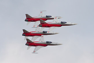 Patrouille Suisse Northrop F5