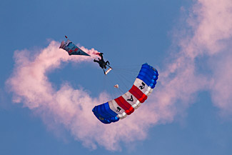 RAF Falcons parachute display team