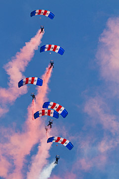 RAF Falcons parachute display team