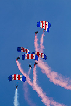 RAF Falcons parachute display team