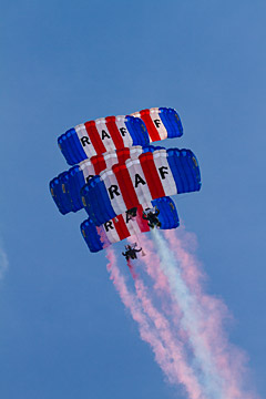 RAF Falcons parachute display team