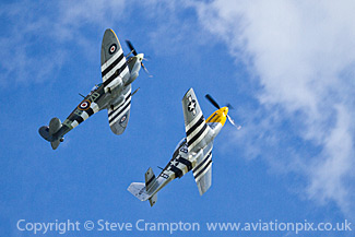 Mustang and Spitfire
