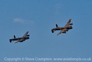 Two Lancasters