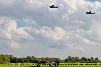 Three Lancasters