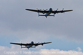 Two Lancasters