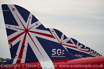 Red Arrows 50 display seasons