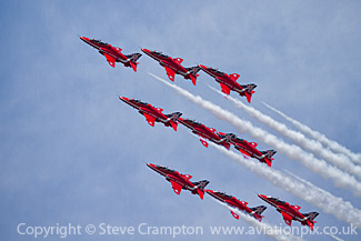 RAF Arerobatic Display Team - the Red Arrows