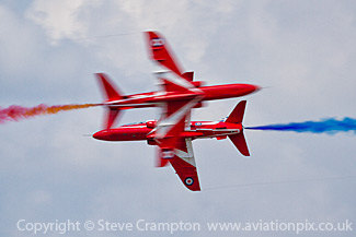 RAF Arerobatic Display Team - the Red Arrows