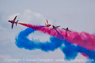 RAF Arerobatic Display Team - the Red Arrows