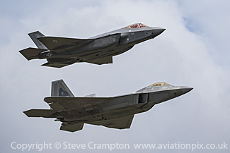 F-22 Raptor and F-35B Lightning II