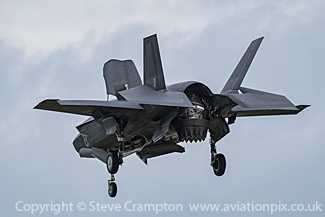 Lockheed Martin F-35B Lightning II in the hover