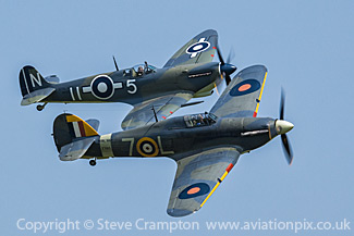 Hawker Sea Hurricane and Supermarine Seafire