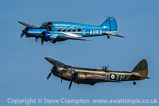 Avro Anson and Bristol Blenheim