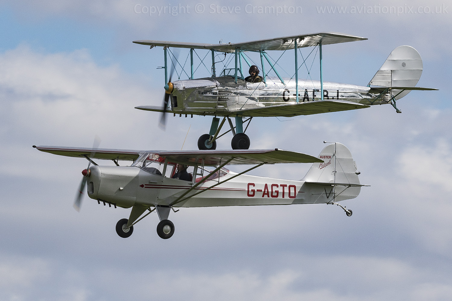 Auster Autocrat and Blackburn B.2