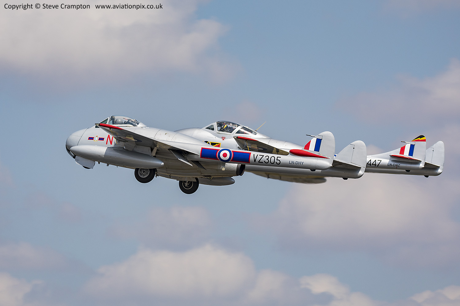 De Havilland Vampires (Norwegian Air Force Historical Squadron)