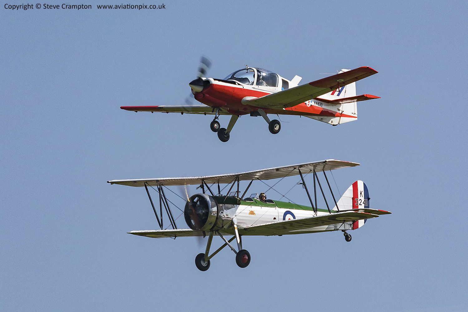 Avro Tutor and Bristol Bulldog