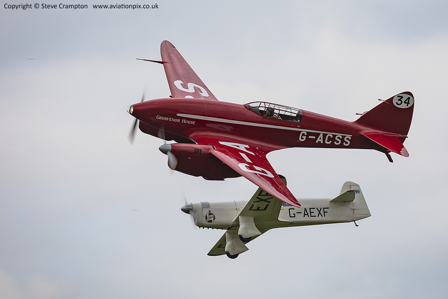 DH.88 Comet and Mew Gull