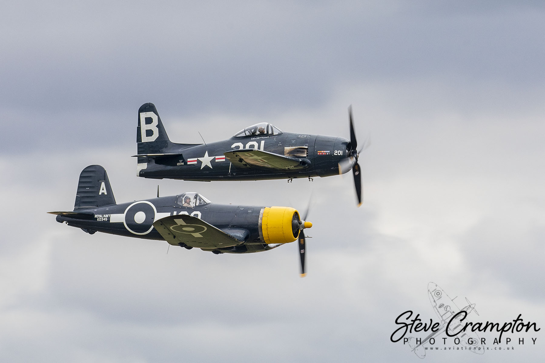 Goodyear Corsair FG-1D & Grumman F8F-2P Bearcat