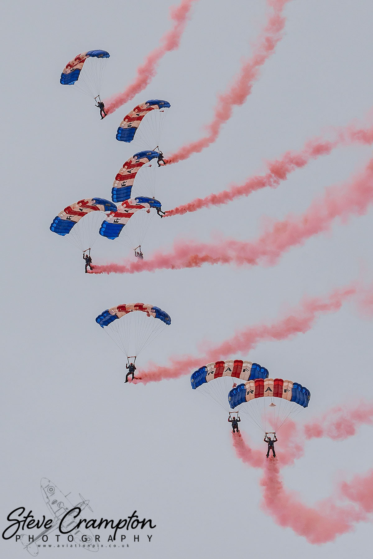 RAF Falcons parachute display team