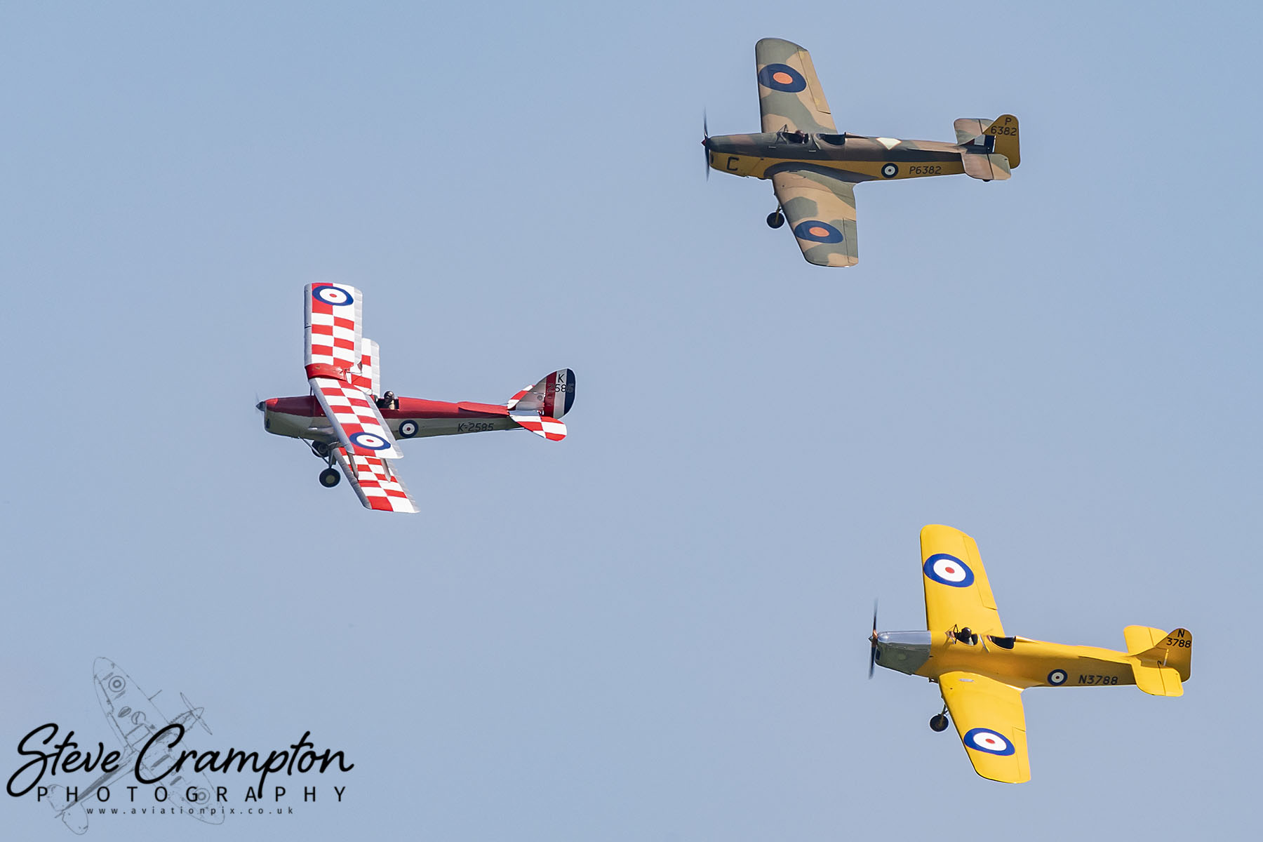 Miles Magisters and De Havilland Tiger Moth