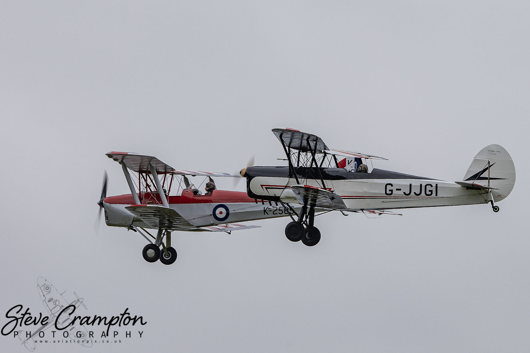 De Havilland Tiger Moth and Stampe-Vertongen SV.4