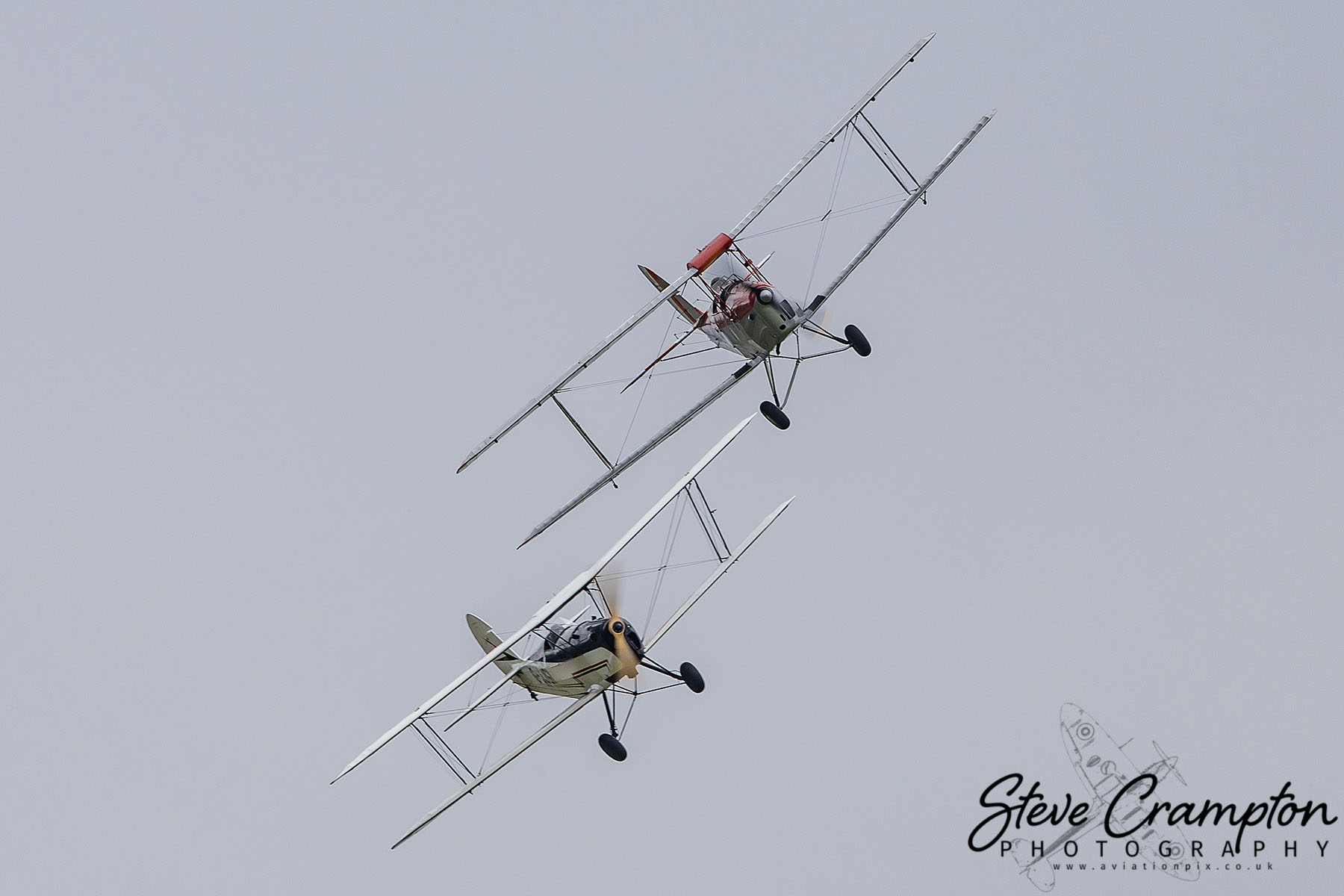 De Havilland Tiger Moth and Stampe-Vertongen SV.4