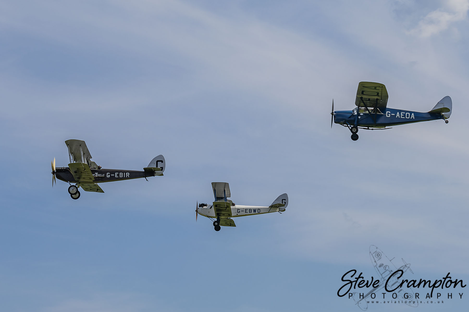 De Havilland aircraft formation