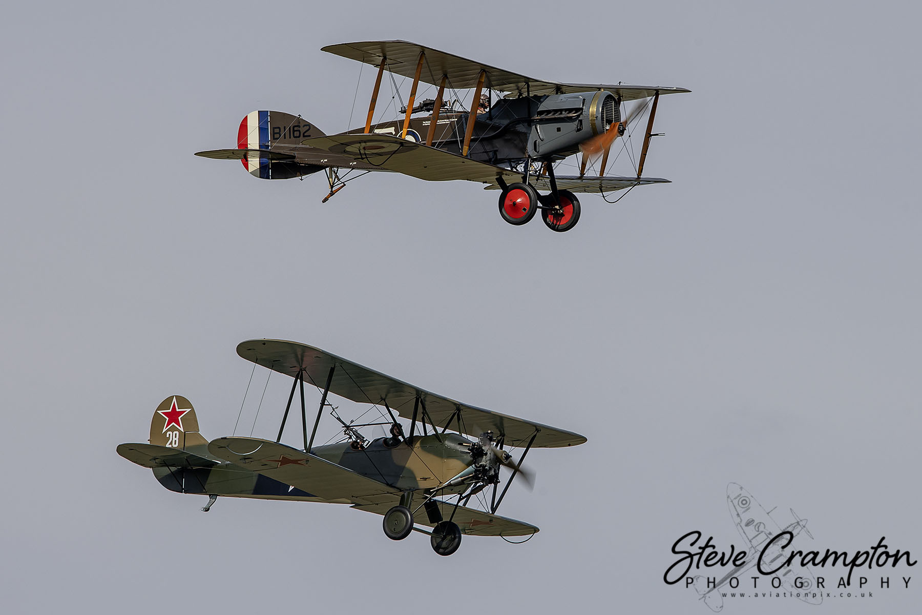 Bristol F.2b and Polikarpov Po2